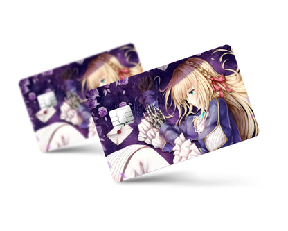 Anime Town Creations Credit Card Violet Evergarden Full Skins - Anime Violet Evergarden Credit Card Skin