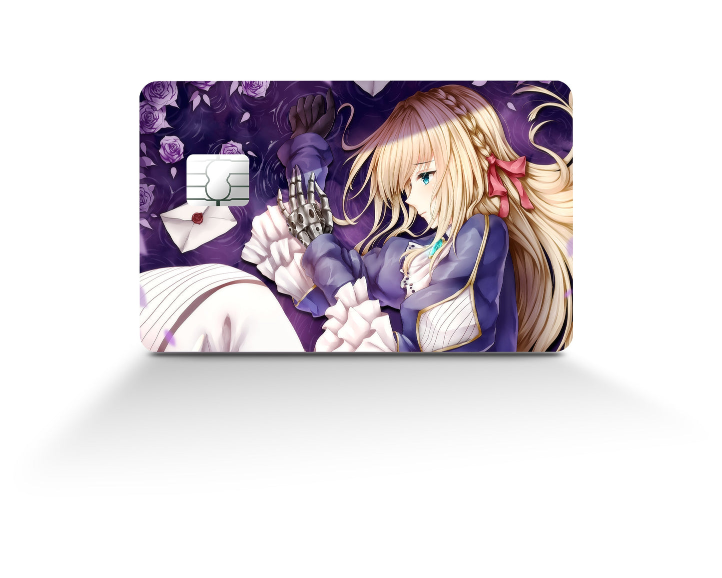 Anime Town Creations Credit Card Violet Evergarden Full Skins - Anime Violet Evergarden Credit Card Skin