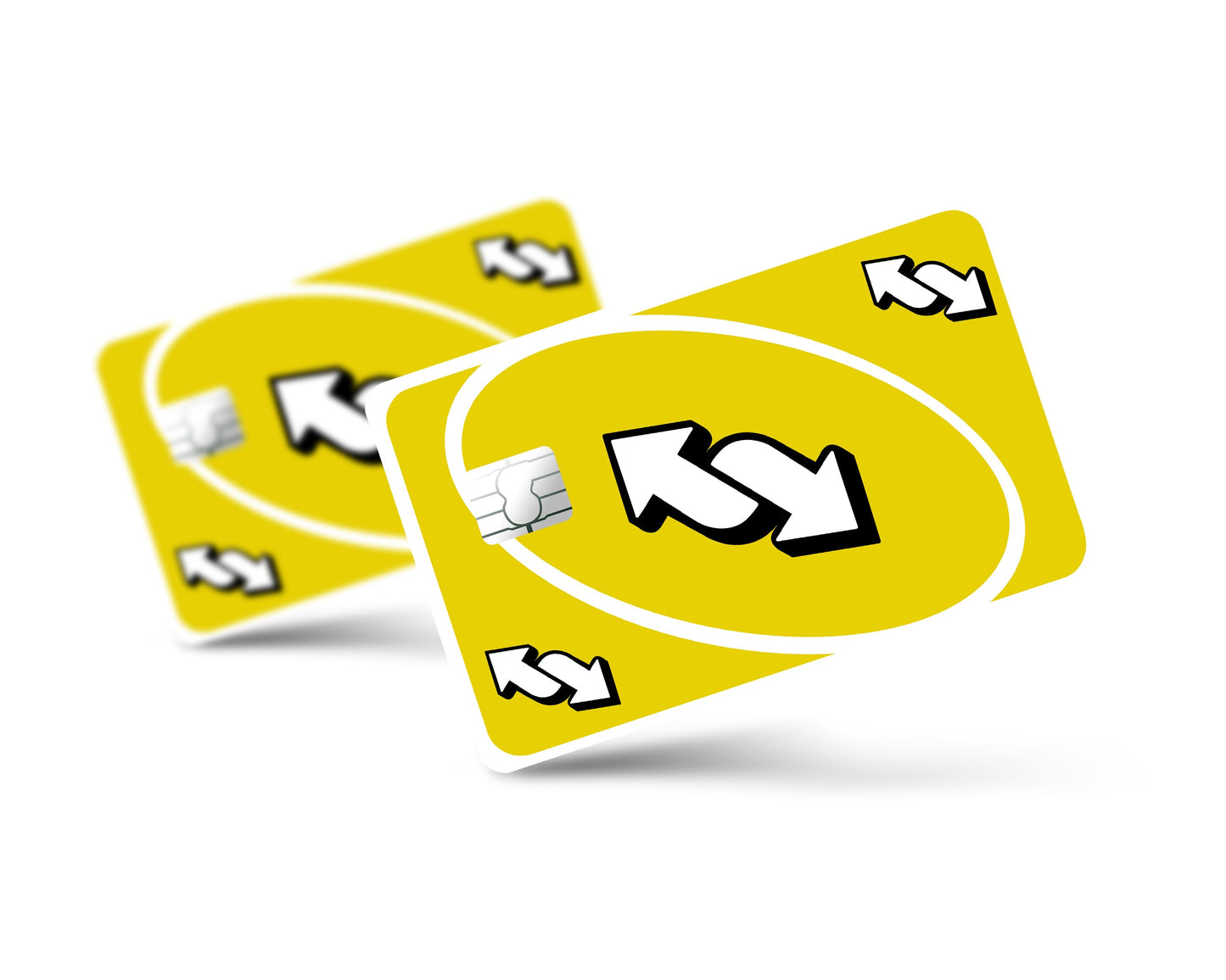 Anime Town Creations Credit Card Uno Reverse Yellow Full Skins - Anime Quote Credit Card Skin