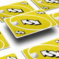 Anime Town Creations Credit Card Uno Reverse Yellow Half Skins - Anime Quote Credit Card Skin