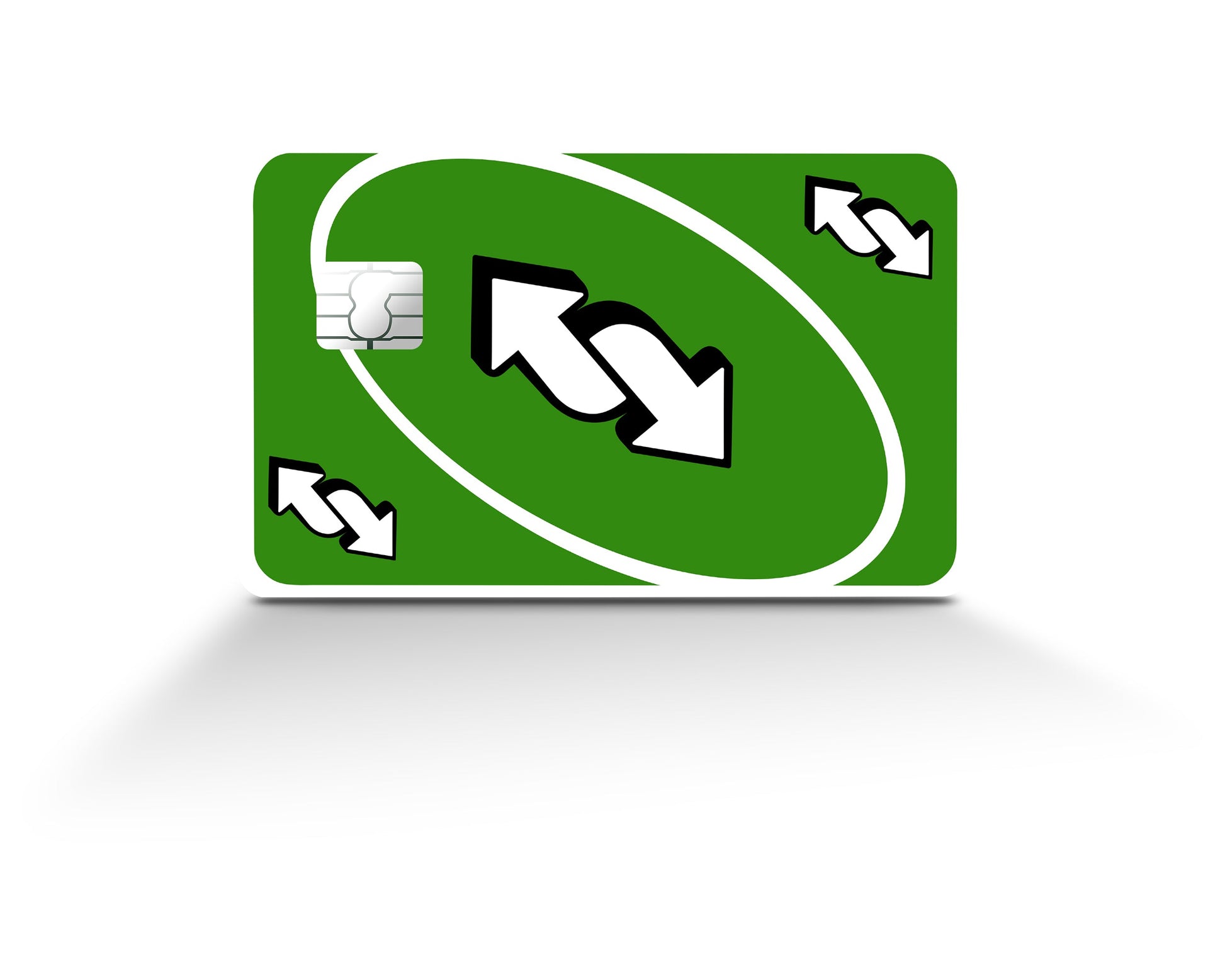rare uno reverse card Uno Reverse Green Credit Card Skin
