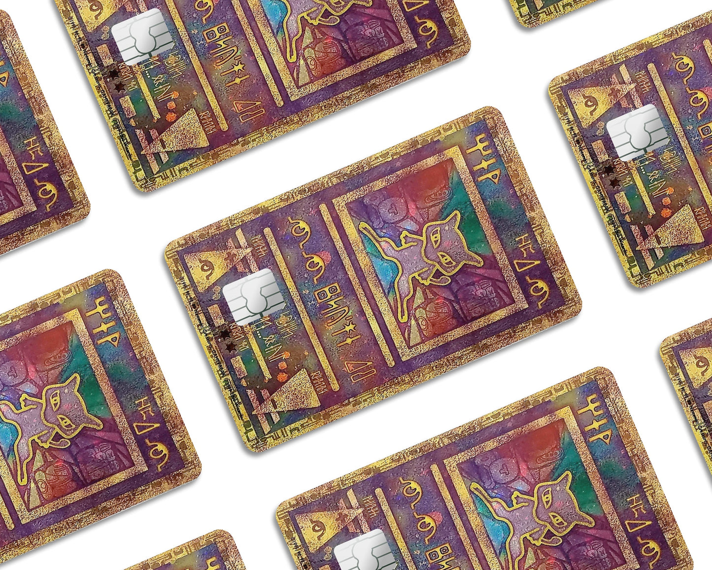 Anime Town Creations Credit Card Ancient Mew Pokemon Card Half Skins - Anime Pokemon Credit Card Skin