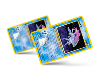 Anime Town Creations Credit Card Suicune Pokemon Card Full Skins - Anime Pokemon Credit Card Skin