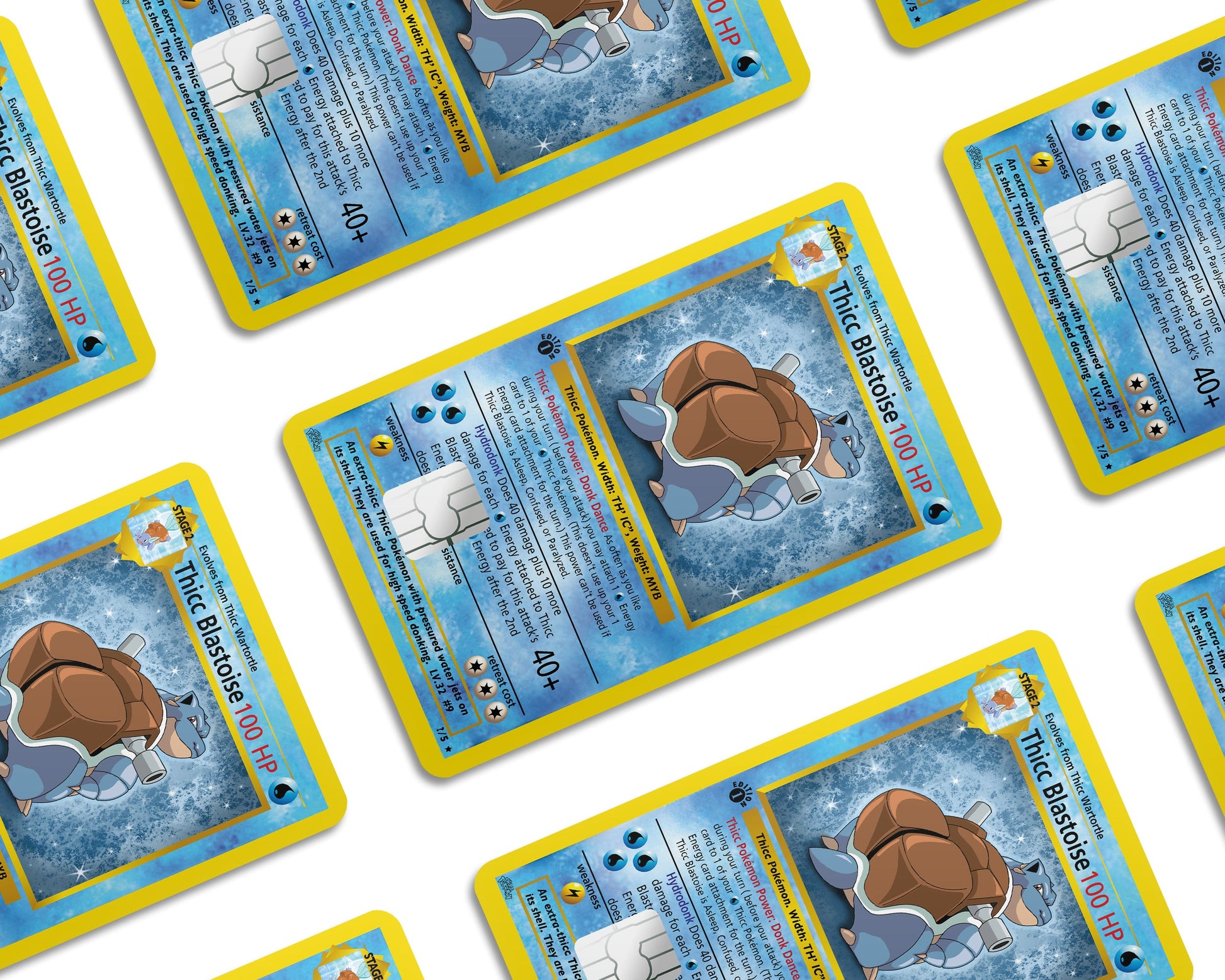 Pokémon Cards 5 Water-type Cards -  Finland