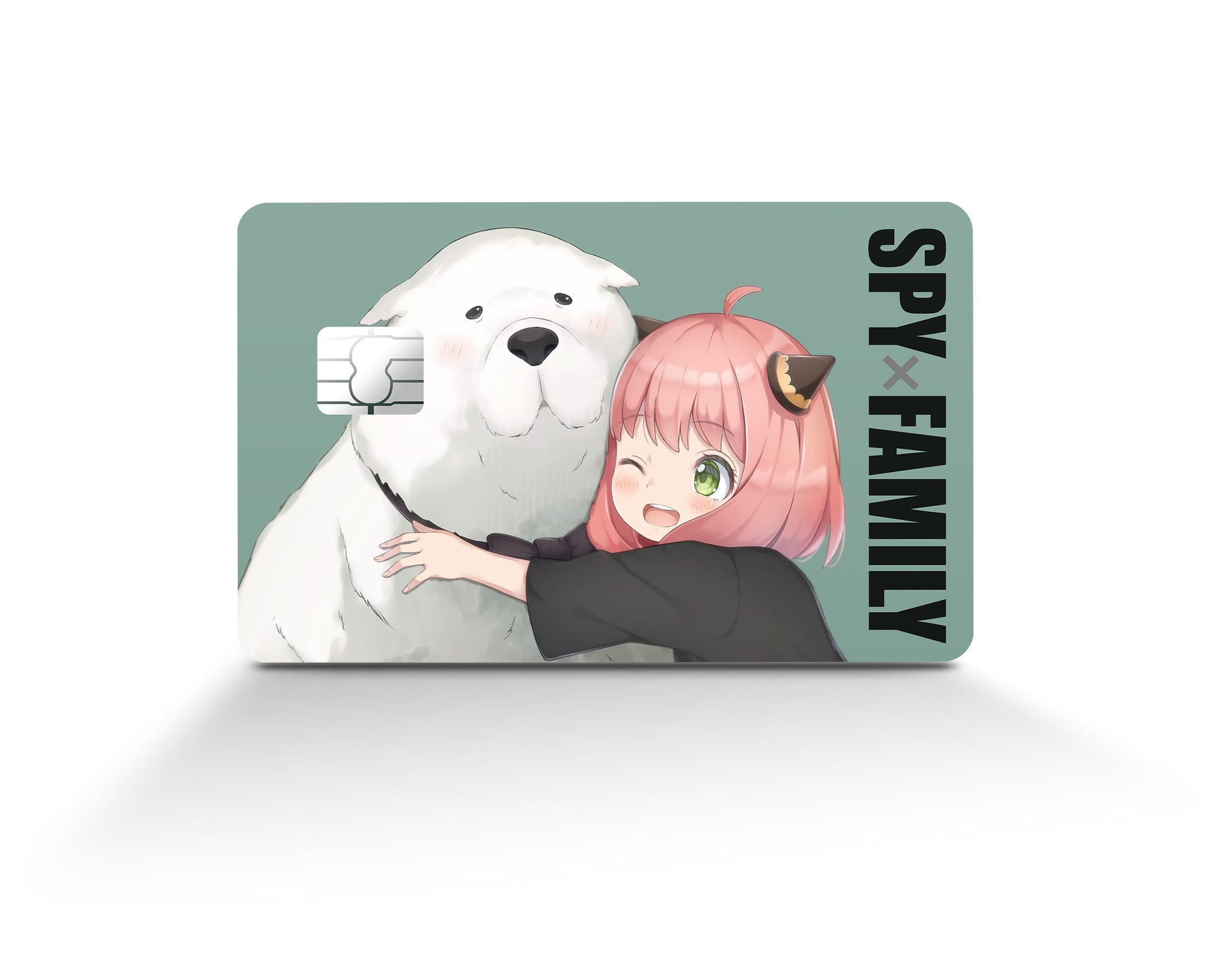 Anime Town Creations Credit Card Spy x Family Anya & Bond Full Skins - Anime Spy x Family Credit Card Skin