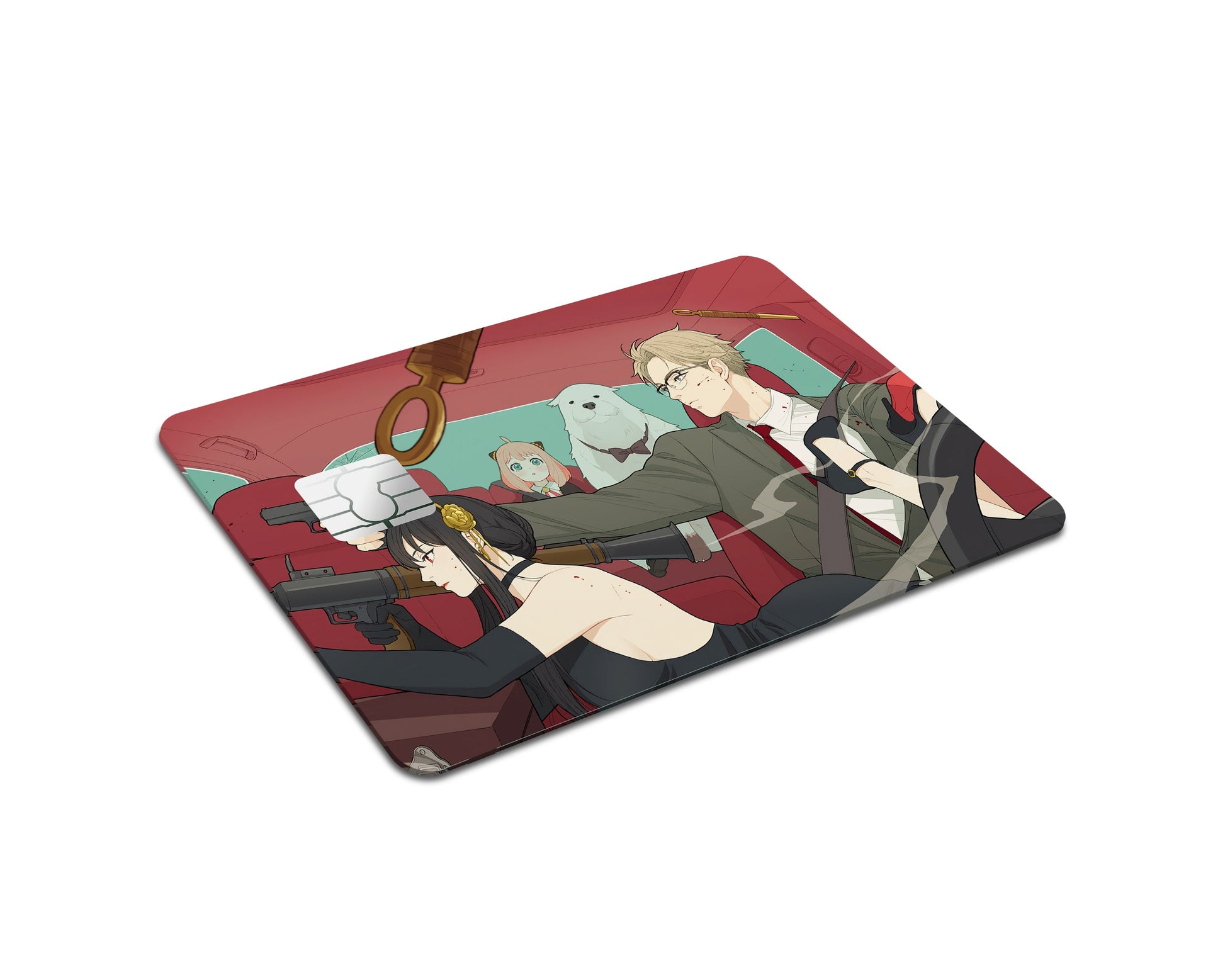 Anime Town Creations Credit Card Spy x Family Family Outing Full Skins - Anime Spy x Family Credit Card Skin