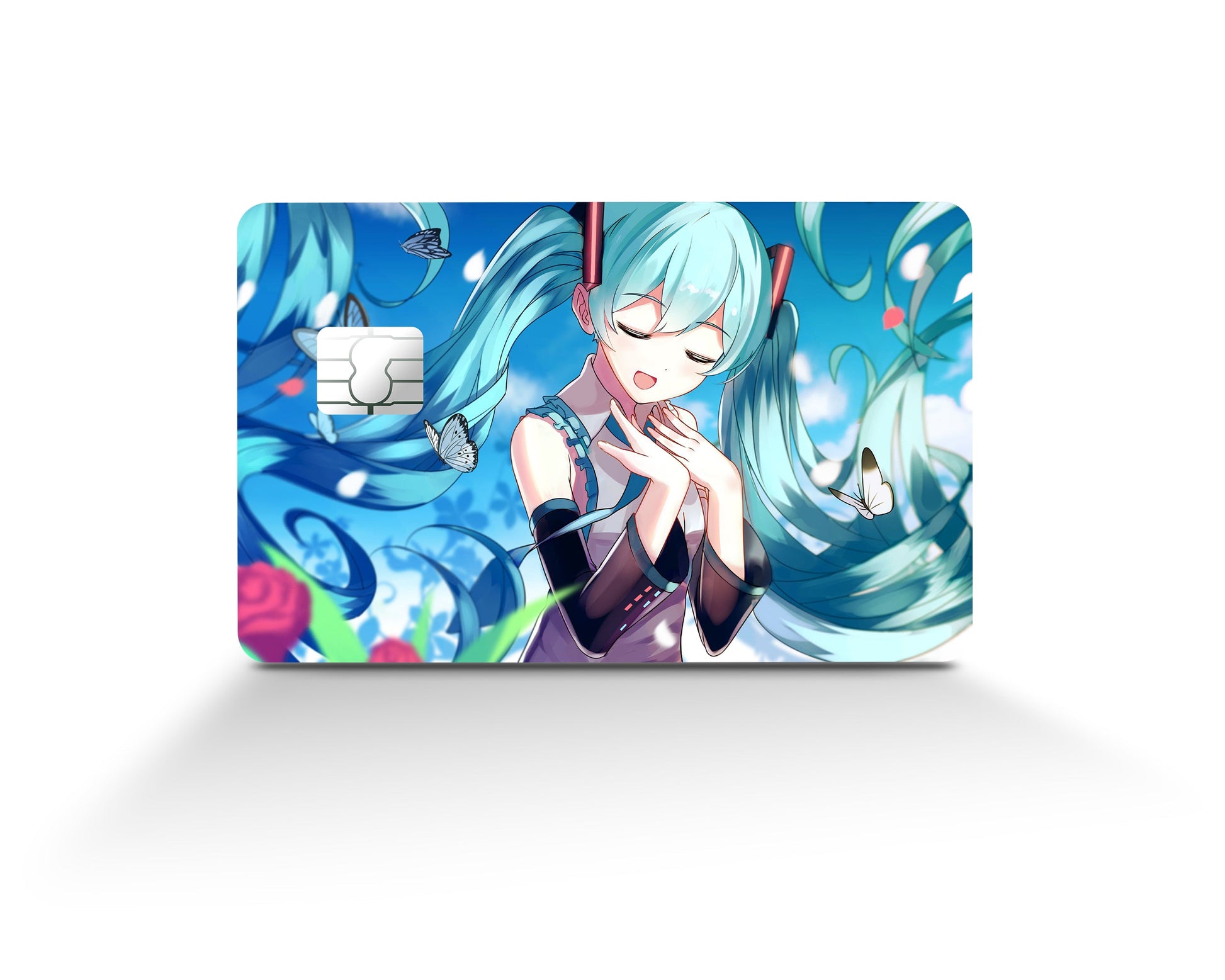 Anime Town Creations Credit Card Hatsune Miku Singing Full Skins - Anime Hatsune Miku Credit Card Skin