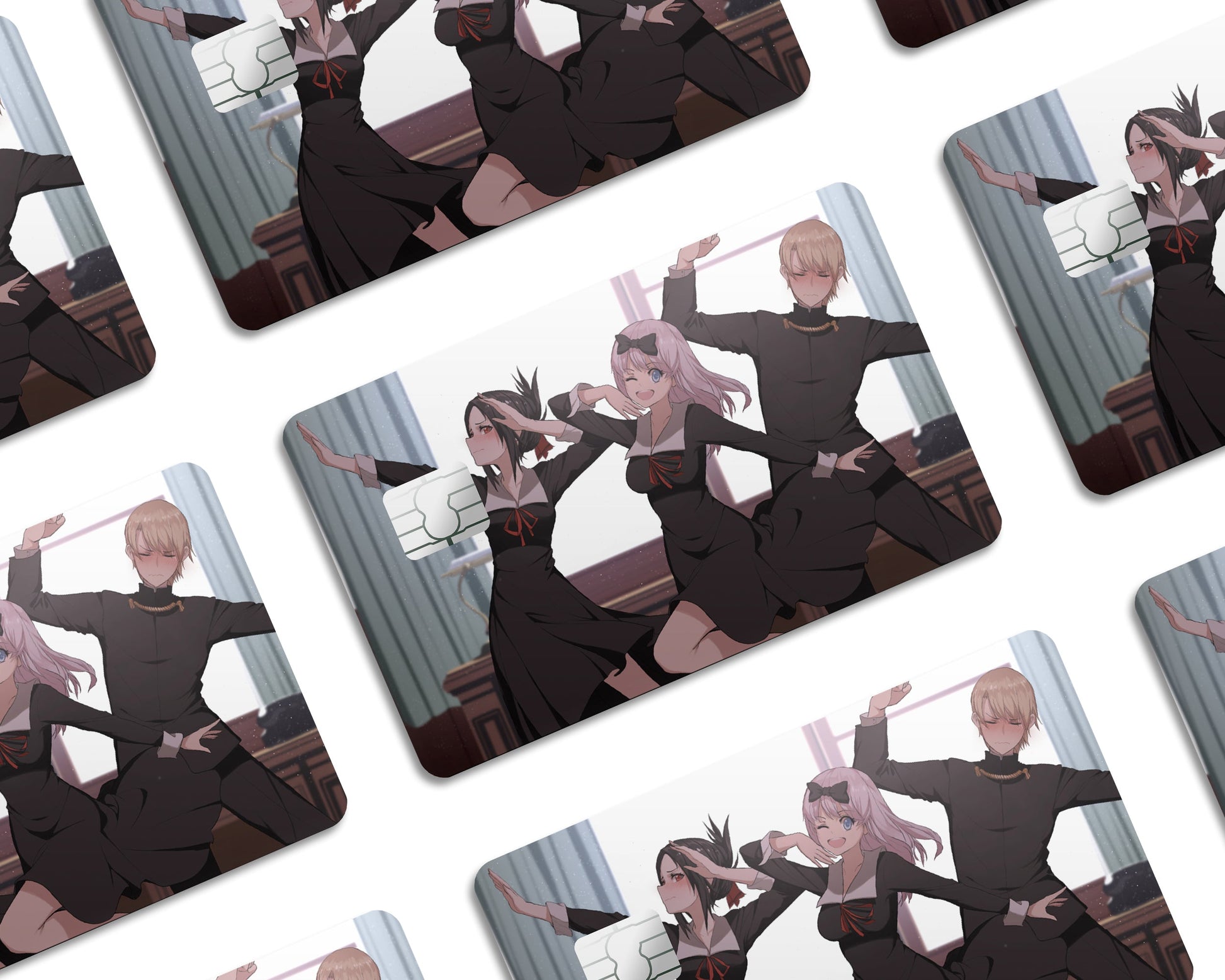 Anime Town Creations Credit Card Love is War Squad Half Skins - Anime Love Is War Credit Card Skin