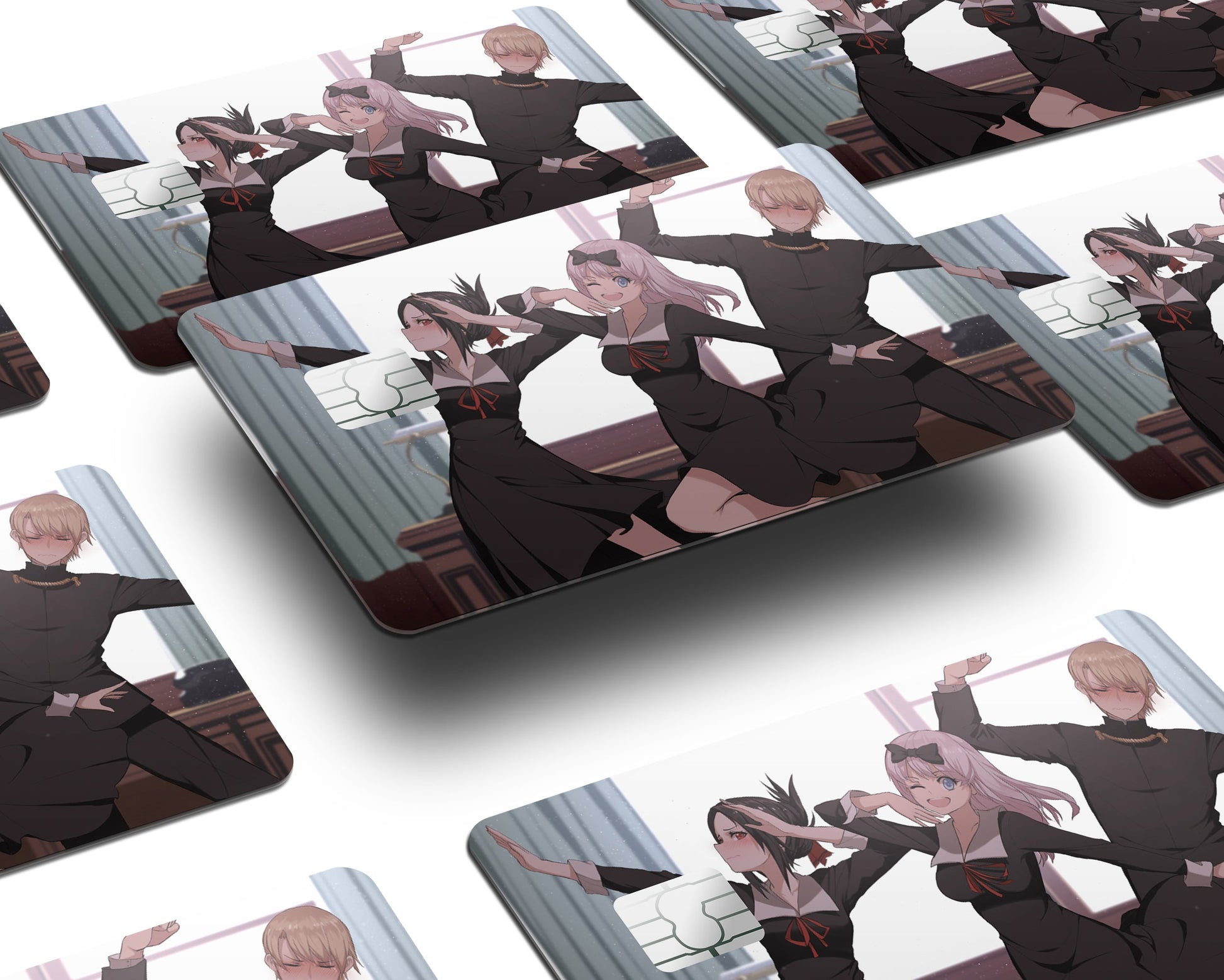 Anime Town Creations Credit Card Love is War Squad Half Skins - Anime Love Is War Credit Card Skin