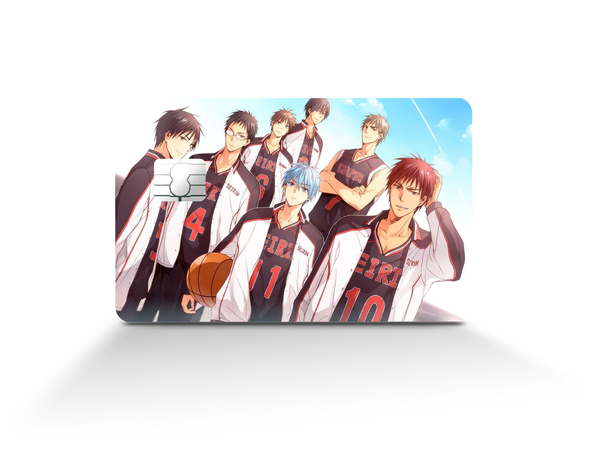 Anime Town Creations Credit Card Kuroko's Basketball Seirin High Squad Full Skins - Anime Kuroko's Basketball Credit Card Skin