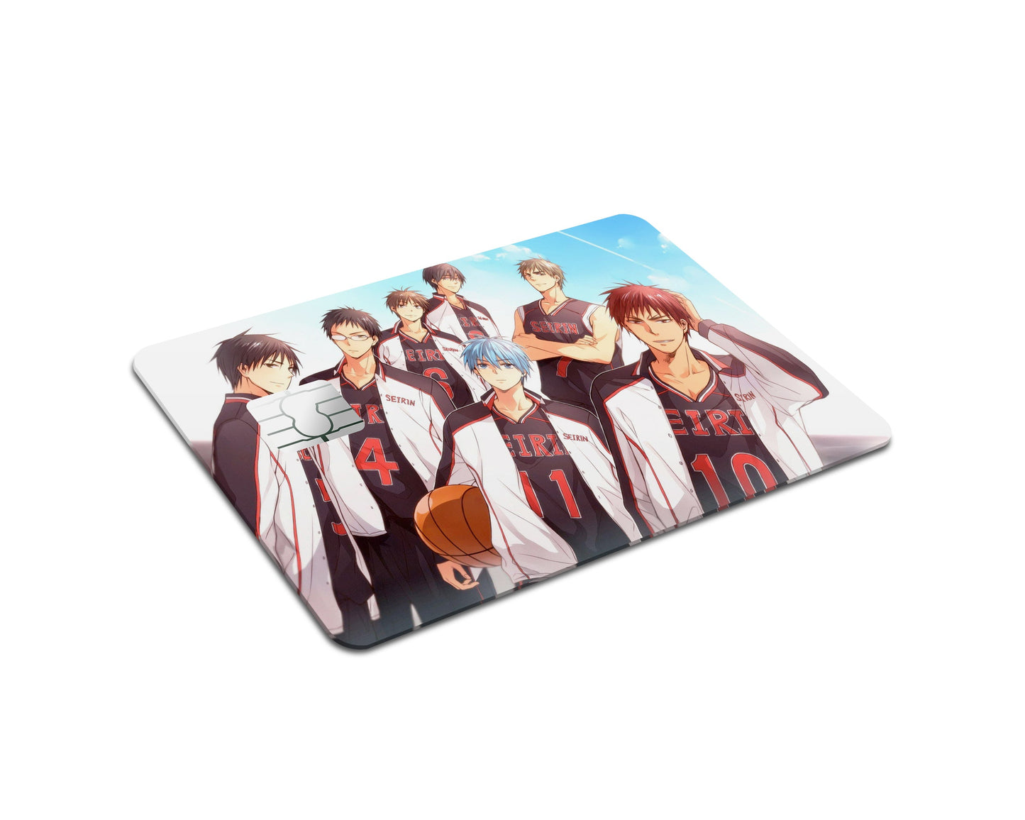 Anime Town Creations Credit Card Kuroko's Basketball Seirin High Squad Full Skins - Anime Kuroko's Basketball Credit Card Skin