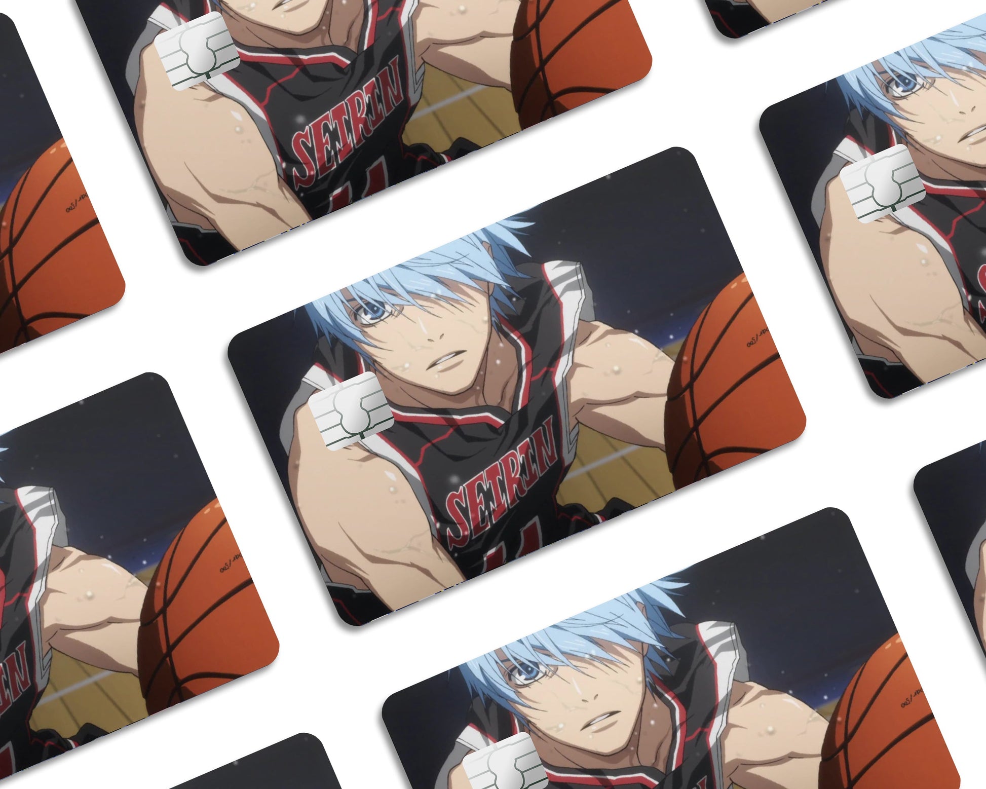 Anime Town Creations Credit Card Kuroko's Basketball Tetsuya Kuroko Half Skins - Anime Kuroko's Basketball Credit Card Skin