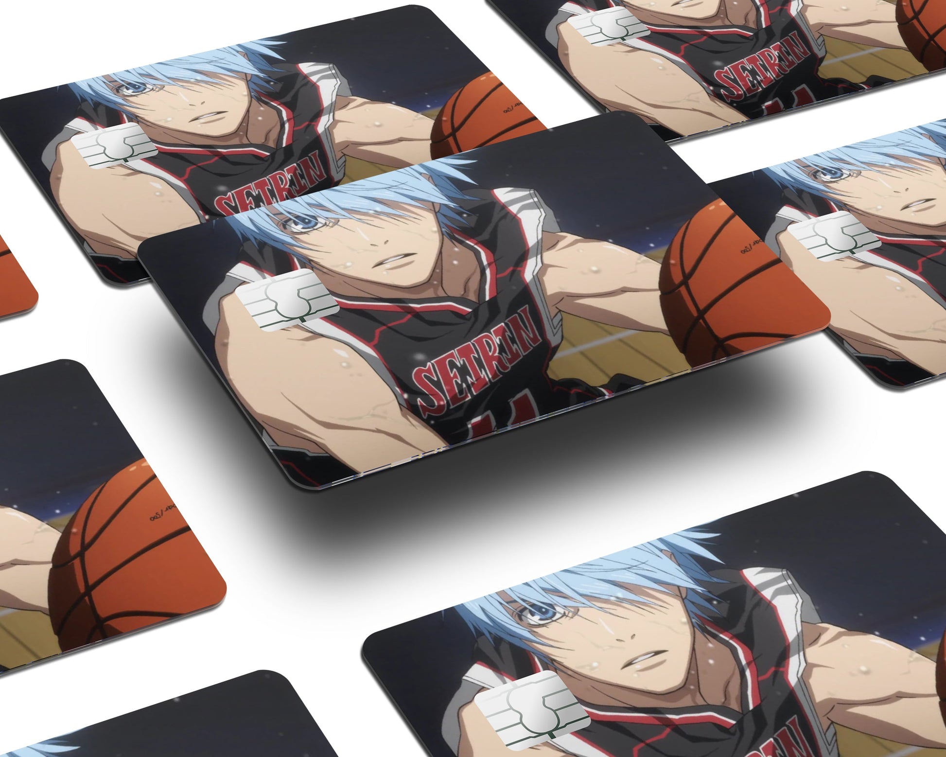 Anime Town Creations Credit Card Kuroko's Basketball Tetsuya Kuroko Half Skins - Anime Kuroko's Basketball Credit Card Skin