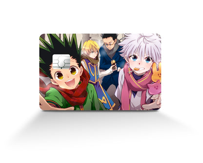 Anime Town Creations Credit Card Hunter x Hunter Gang Full Skins - Anime Hunter x Hunter Credit Card Skin