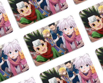 Anime Town Creations Credit Card Hunter x Hunter Gang Half Skins - Anime Hunter x Hunter Credit Card Skin