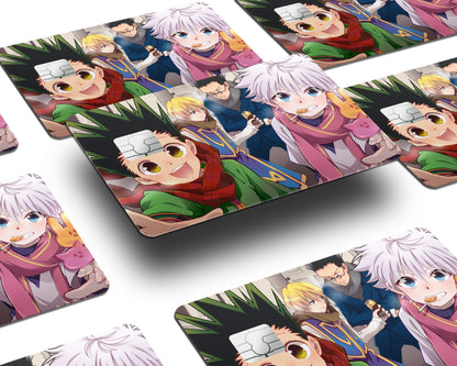 Anime Town Creations Credit Card Hunter x Hunter Gang Half Skins - Anime Hunter x Hunter Credit Card Skin