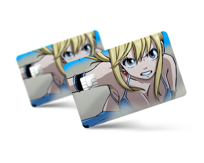 Anime Town Creations Credit Card Fairy Tail Lucy Heartfilia Full Skins - Anime Fairy Tail Credit Card Skin