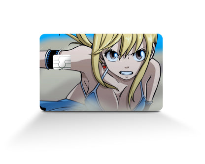 Anime Town Creations Credit Card Fairy Tail Lucy Heartfilia Full Skins - Anime Fairy Tail Credit Card Skin