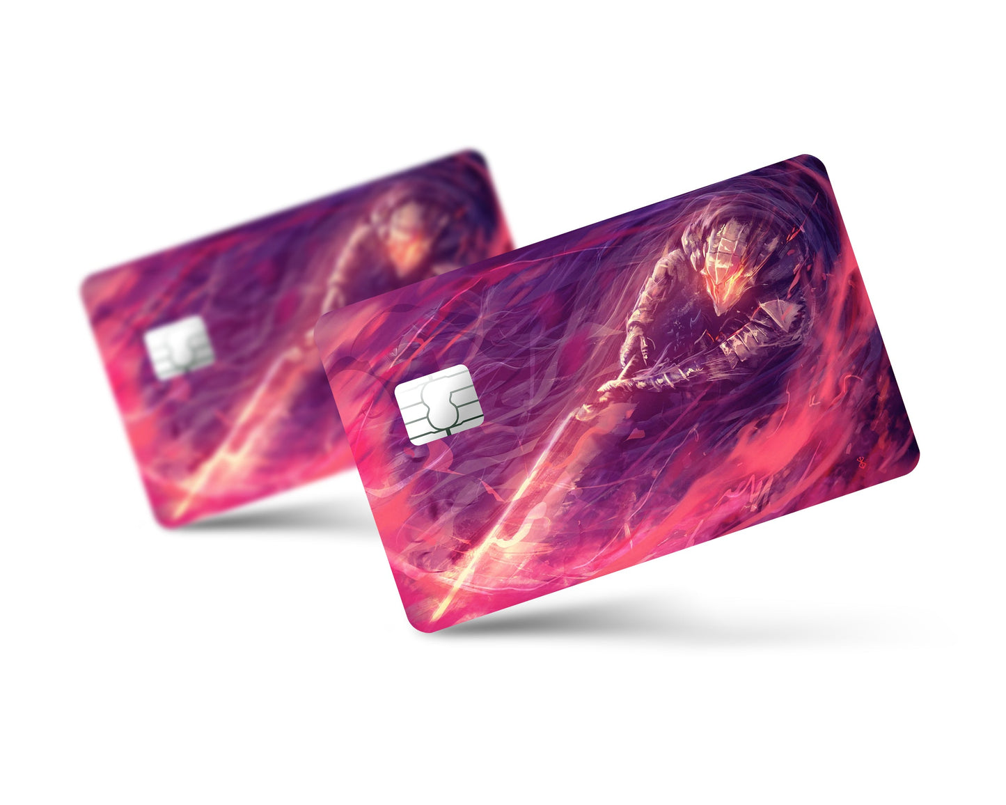 Anime Town Creations Credit Card Berserk Guts Full Skins - Anime Berserk Credit Card Skin