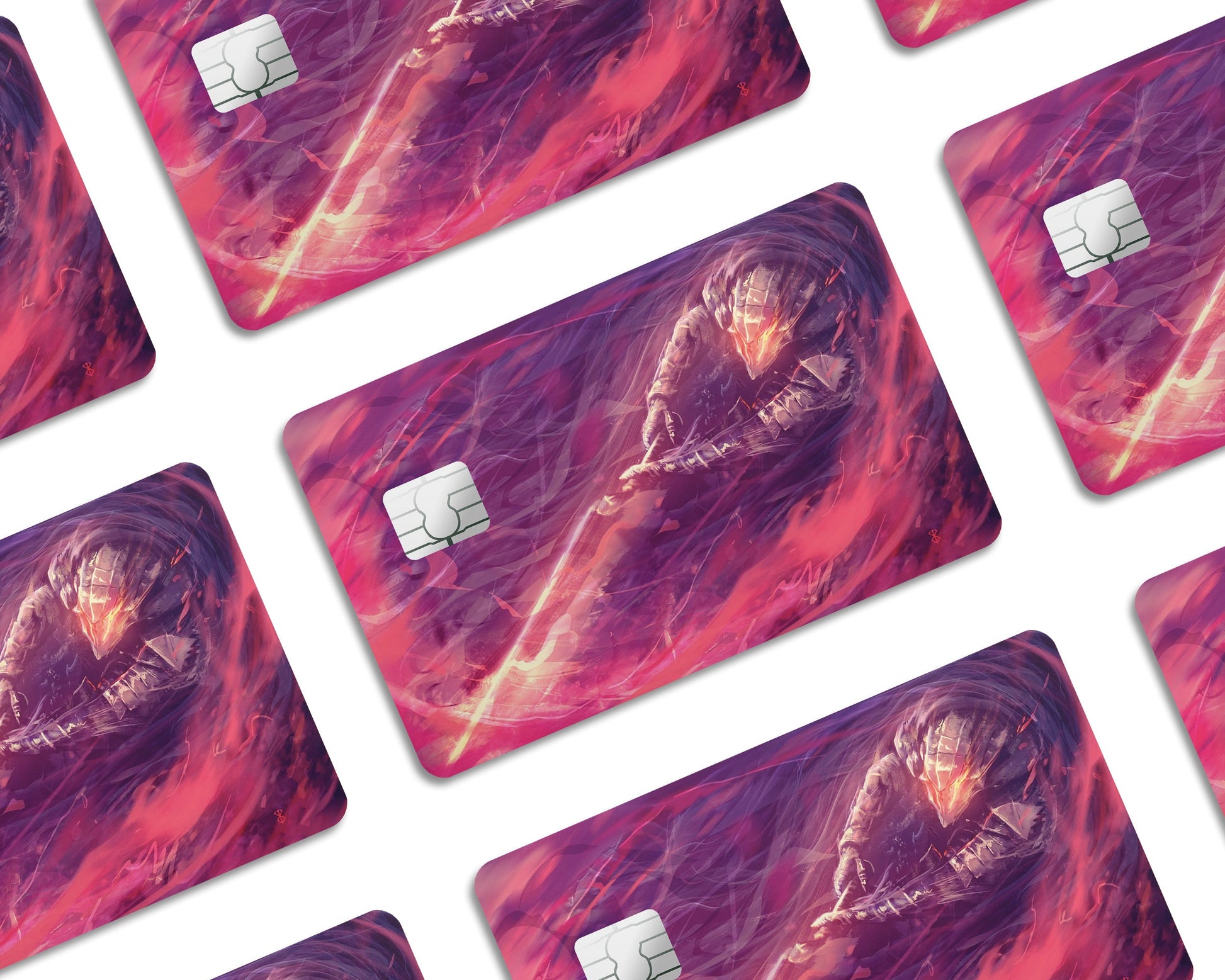 Anime Town Creations Credit Card Berserk Guts Half Skins - Anime Berserk Credit Card Skin