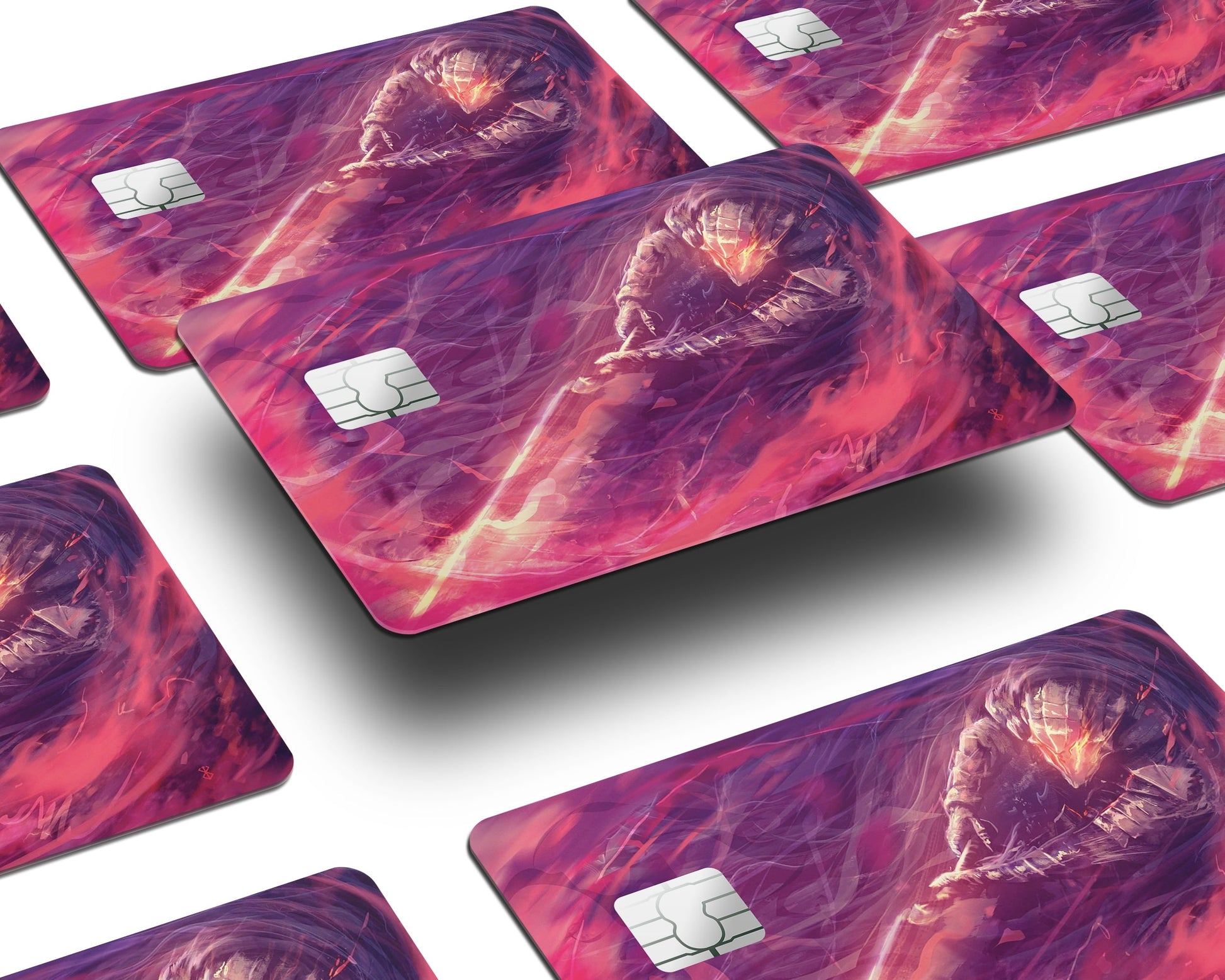 Anime Town Creations Credit Card Berserk Guts Half Skins - Anime Berserk Credit Card Skin