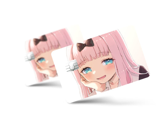 Anime Town Creations Credit Card Chika Fujiwara Cutie Full Skins - Anime Love Is War Credit Card Skin