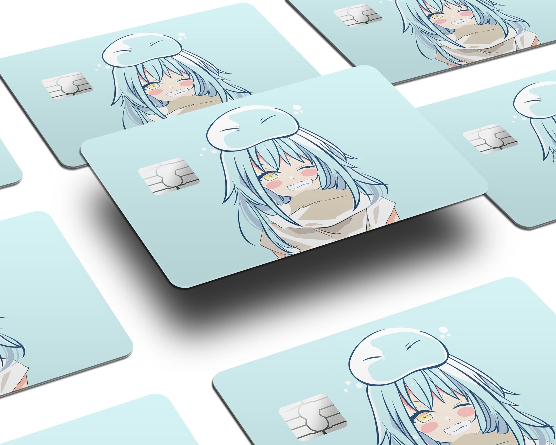 Anime Town Creations Credit Card Rimuru Tempest Half Skins - Anime That Time I Got Reincarnated as a Slime Credit Card Skin