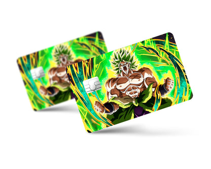 Anime Town Creations Credit Card Dragon Ball Super Saiyan Broly Full Skins - Anime Dragon Ball Credit Card Skin