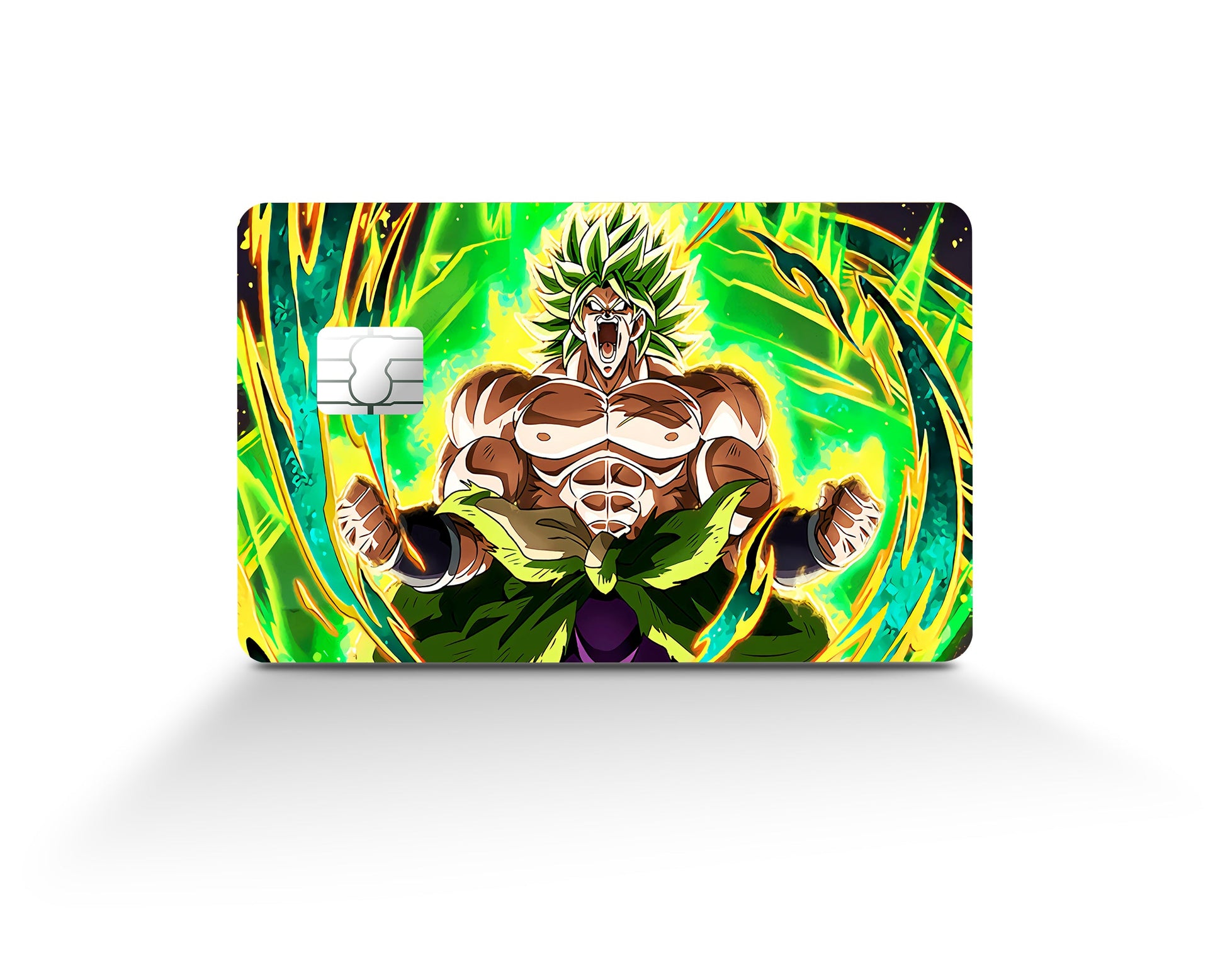 Anime Town Creations Credit Card Dragon Ball Super Saiyan Broly Full Skins - Anime Dragon Ball Credit Card Skin