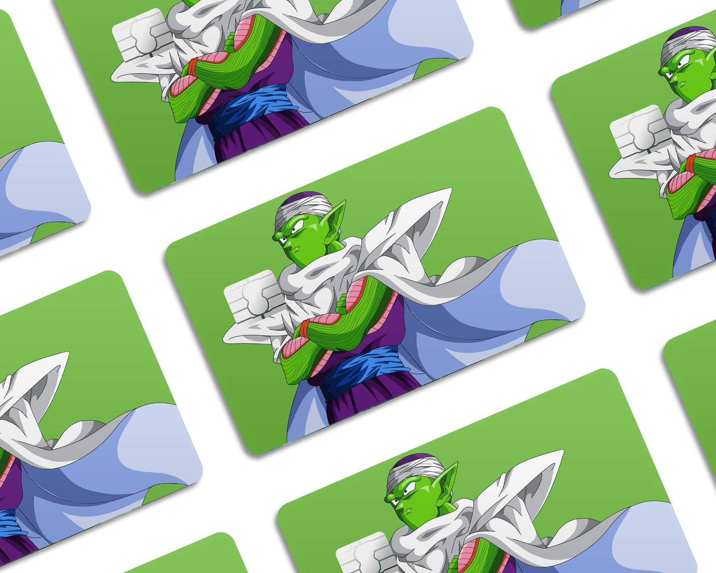Anime Town Creations Credit Card Dragon Ball Piccolo Half Skins - Anime Dragon Ball Credit Card Skin