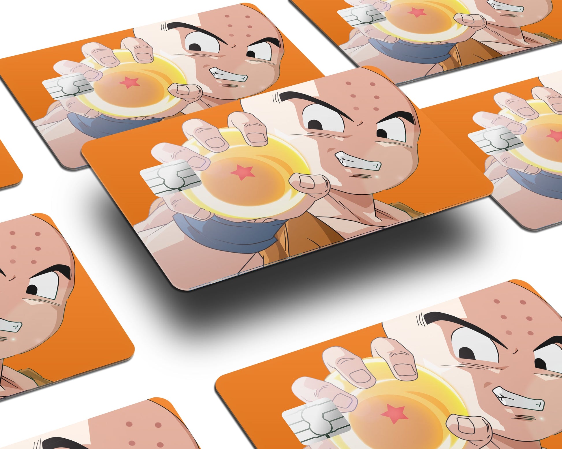 Anime Town Creations Credit Card Dragon Ball Krillin Half Skins - Anime Dragon Ball Credit Card Skin