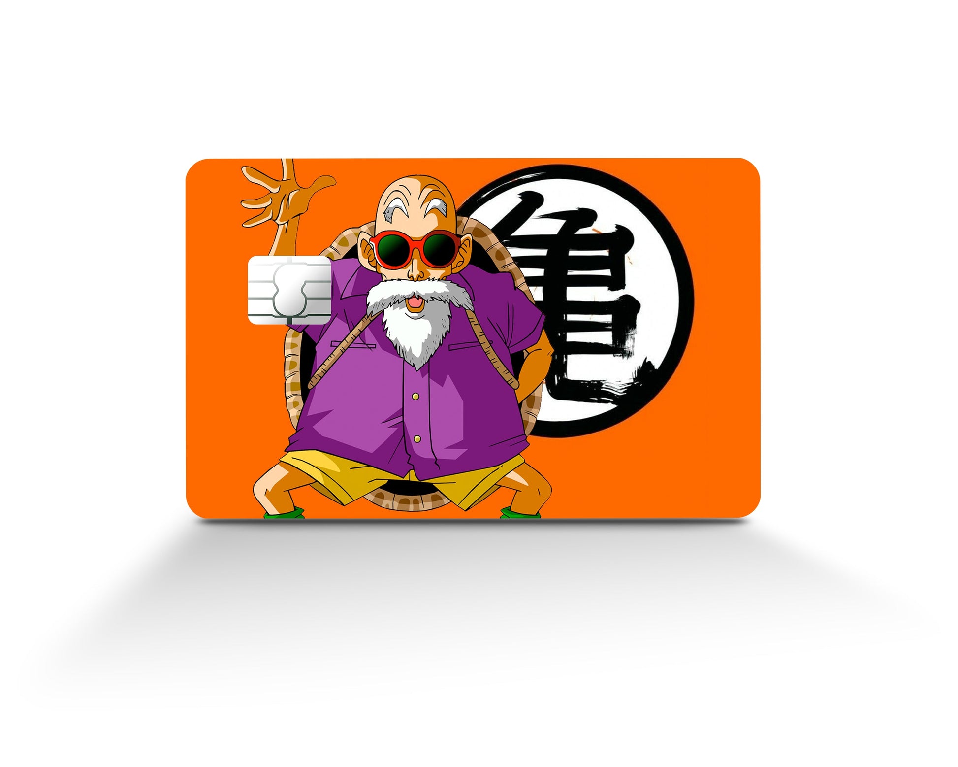 Anime Town Creations Credit Card Dragon Ball Master Roshi Full Skins - Anime Dragon Ball Credit Card Skin