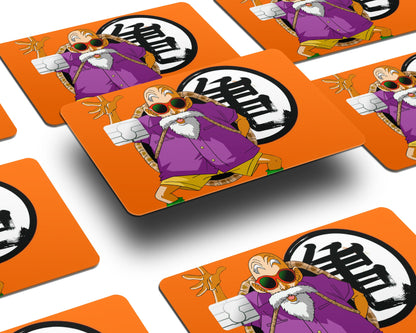 Anime Town Creations Credit Card Dragon Ball Master Roshi Half Skins - Anime Dragon Ball Credit Card Skin