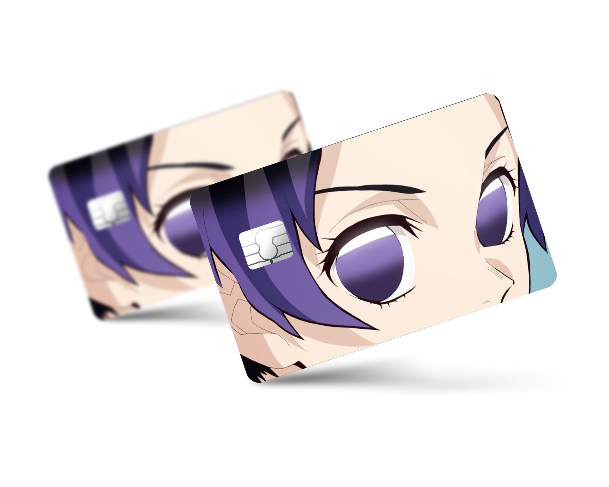 Anime Town Creations Credit Card Demon Slayer Shinobu Eyes Full Skins - Anime Demon Slayer Credit Card Skin