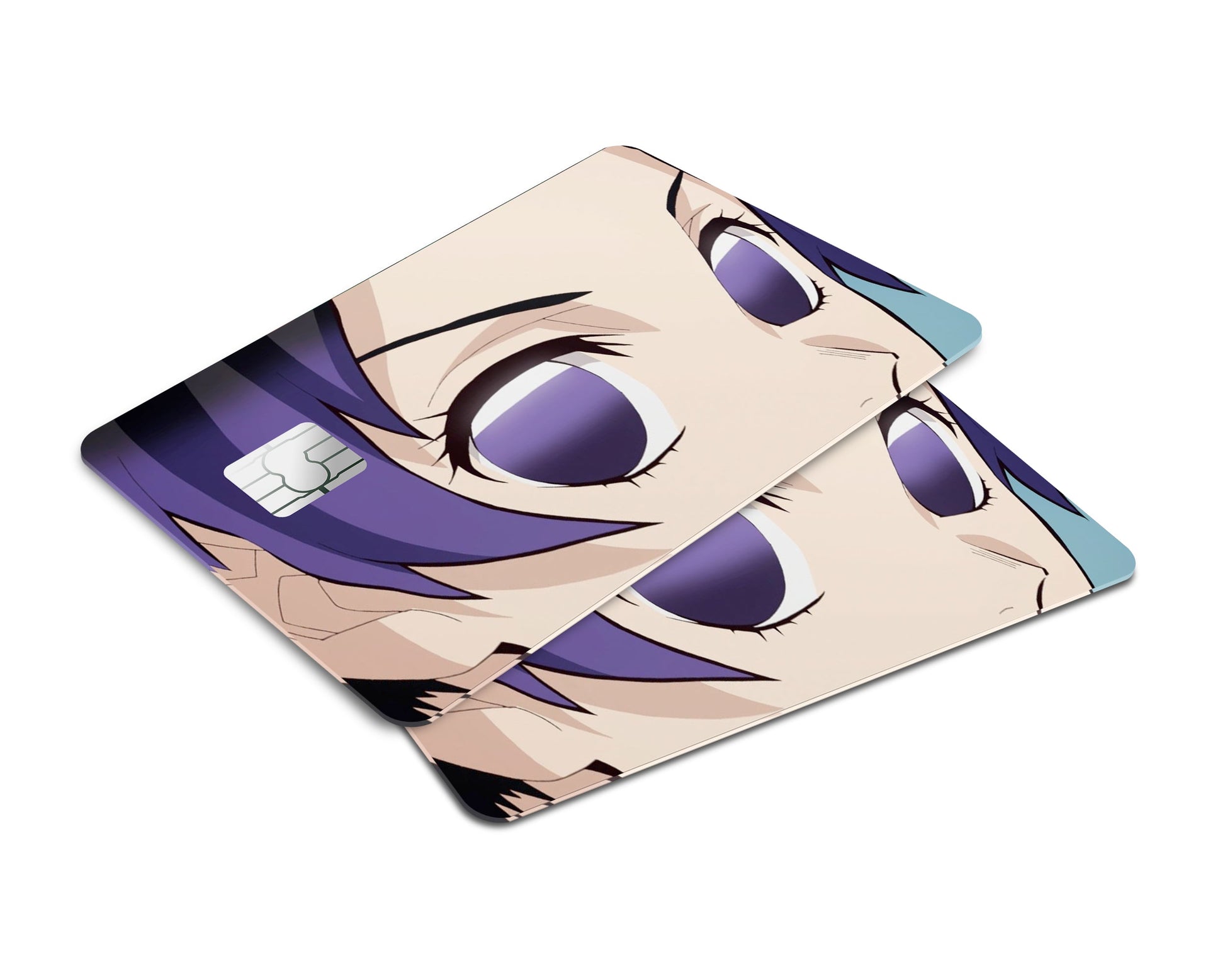 Anime Town Creations Credit Card Demon Slayer Shinobu Eyes Window Skins - Anime Demon Slayer Credit Card Skin