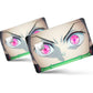 Anime Town Creations Credit Card Demon Slayer Nezuko Eyes Full Skins - Anime Demon Slayer Credit Card Skin