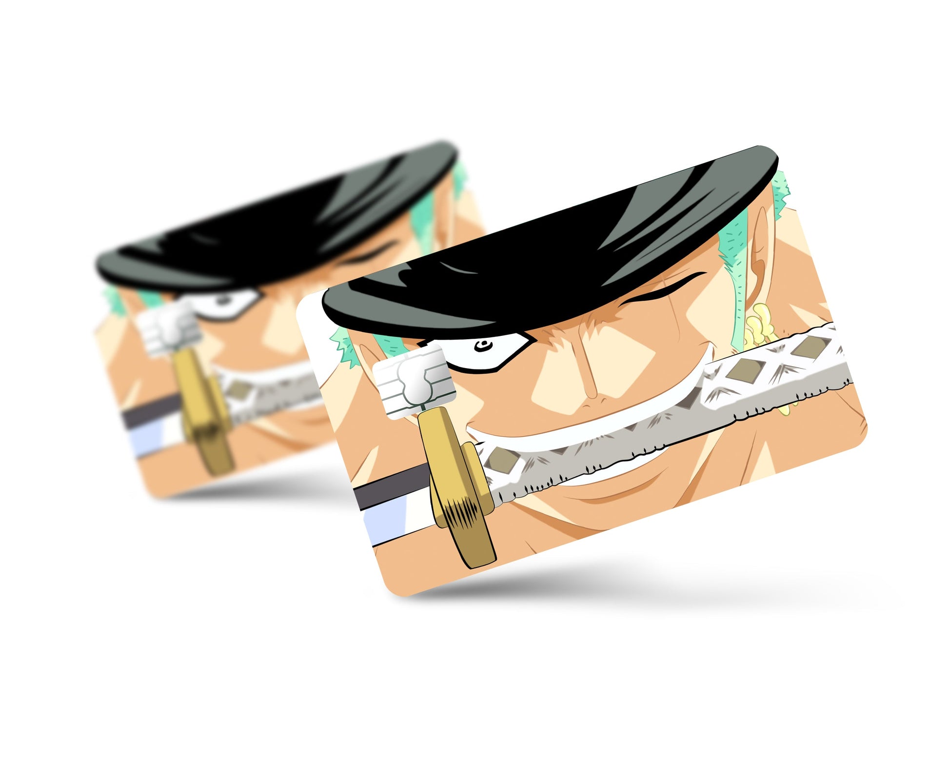 Anime Town Creations Credit Card One Piece Zoro Eyes Full Skins - Anime One Piece Credit Card Skin