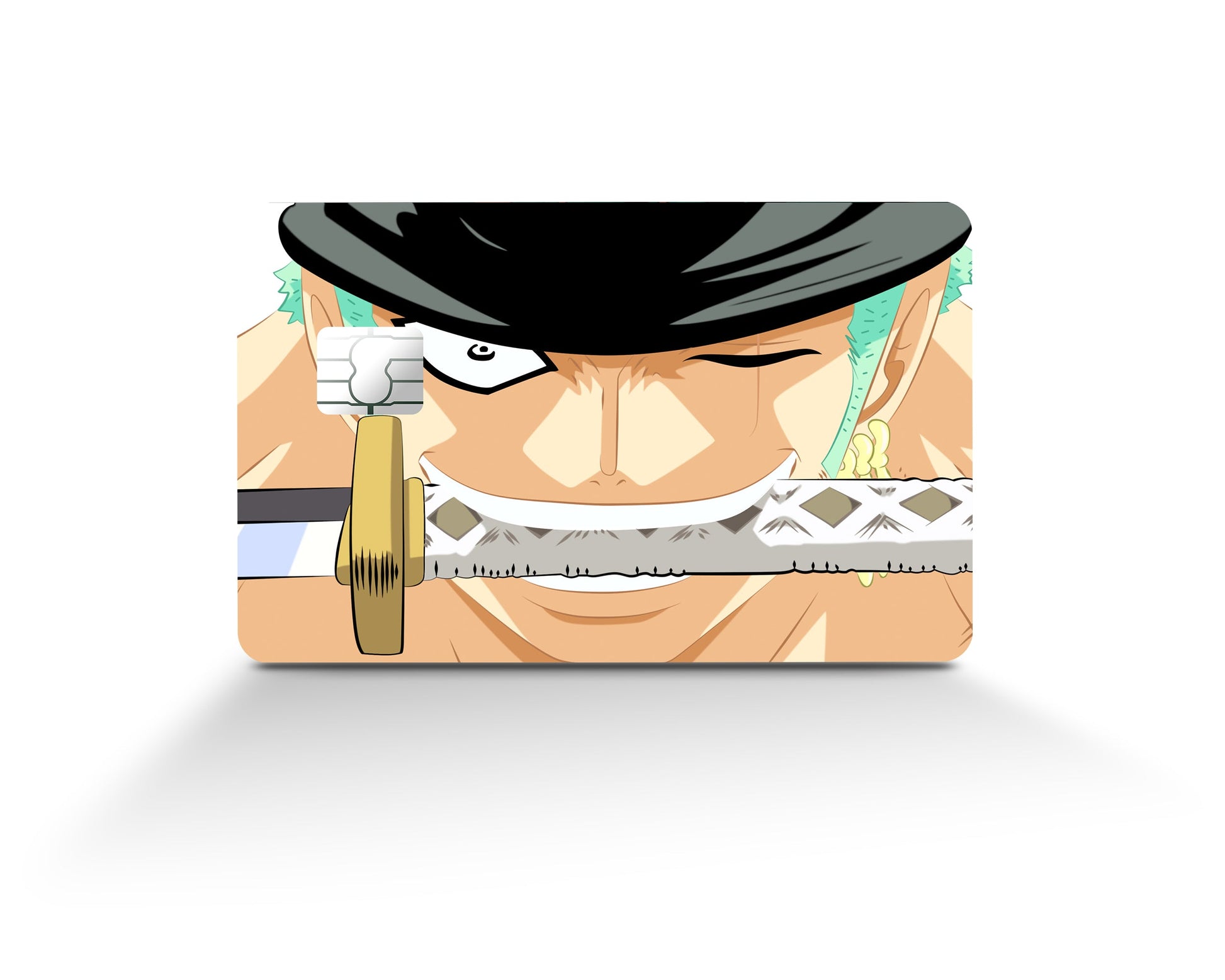 Anime Town Creations Credit Card One Piece Zoro Eyes Full Skins - Anime One Piece Credit Card Skin