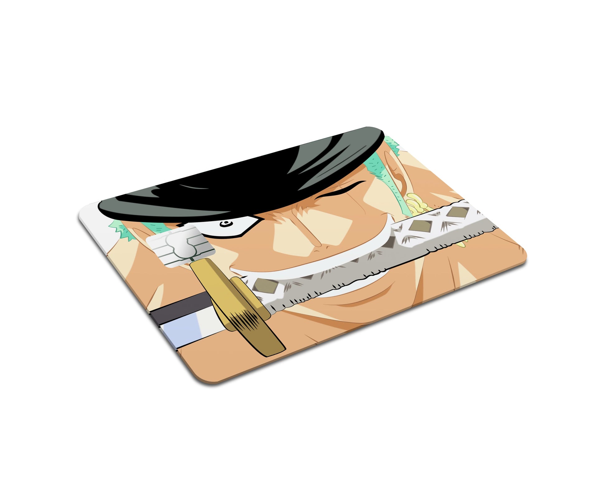 Anime Town Creations Credit Card One Piece Zoro Eyes Full Skins - Anime One Piece Credit Card Skin