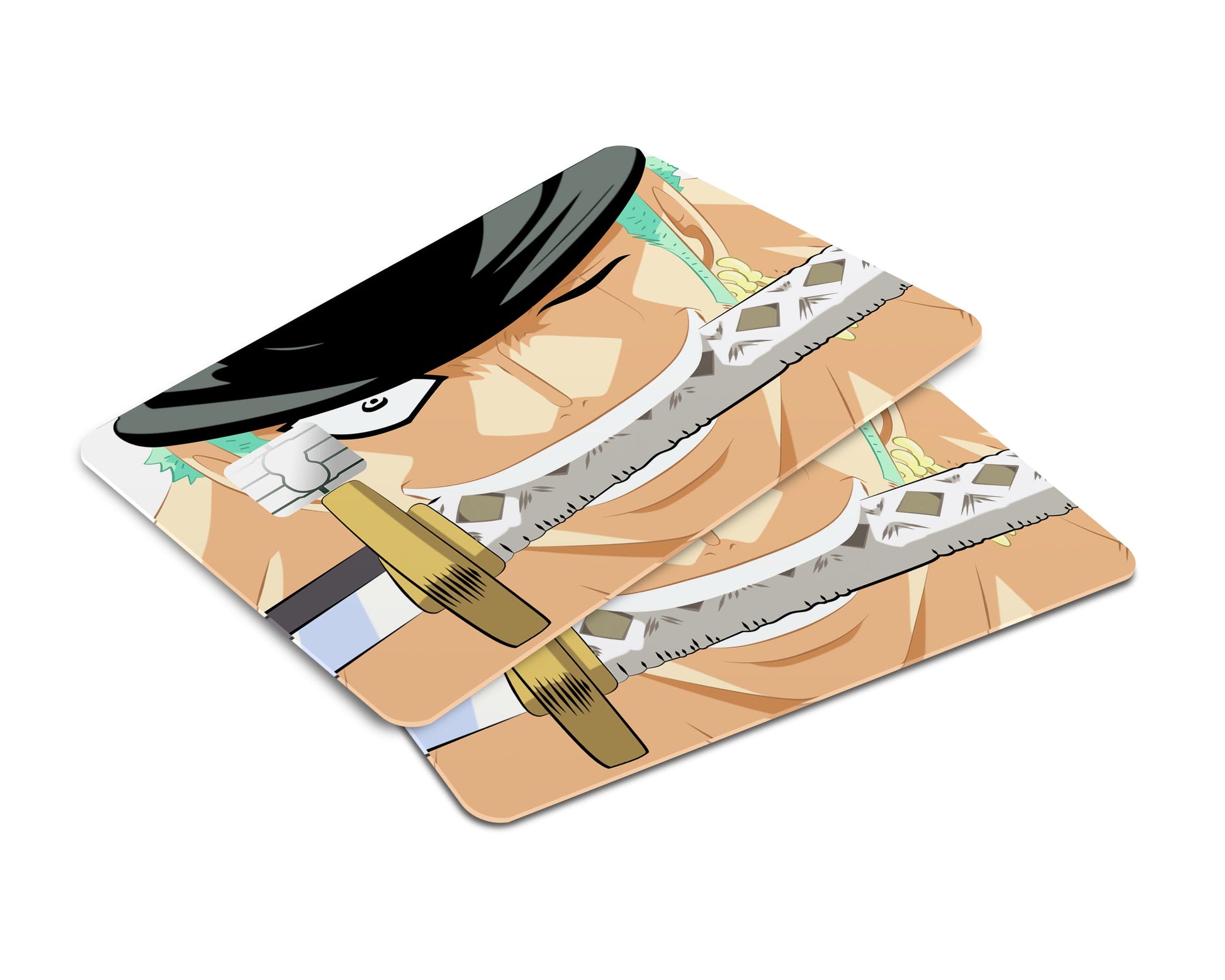 Anime Town Creations Credit Card One Piece Zoro Eyes Window Skins - Anime One Piece Credit Card Skin