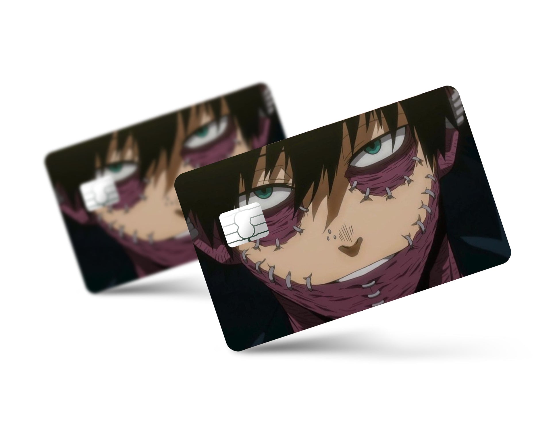 Anime Town Creations Credit Card My Hero Acamdeia Dabi Eyes Full Skins - Anime My Hero Academia Credit Card Skin