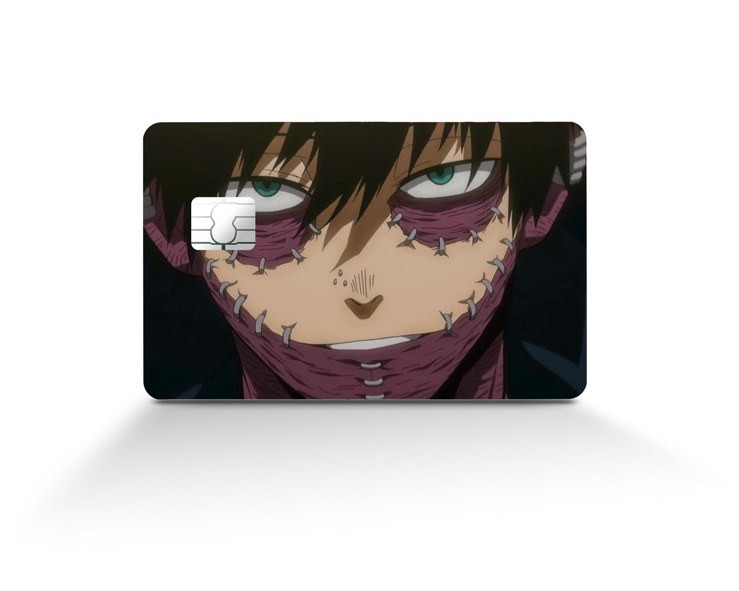 Anime Town Creations Credit Card My Hero Acamdeia Dabi Eyes Full Skins - Anime My Hero Academia Credit Card Skin
