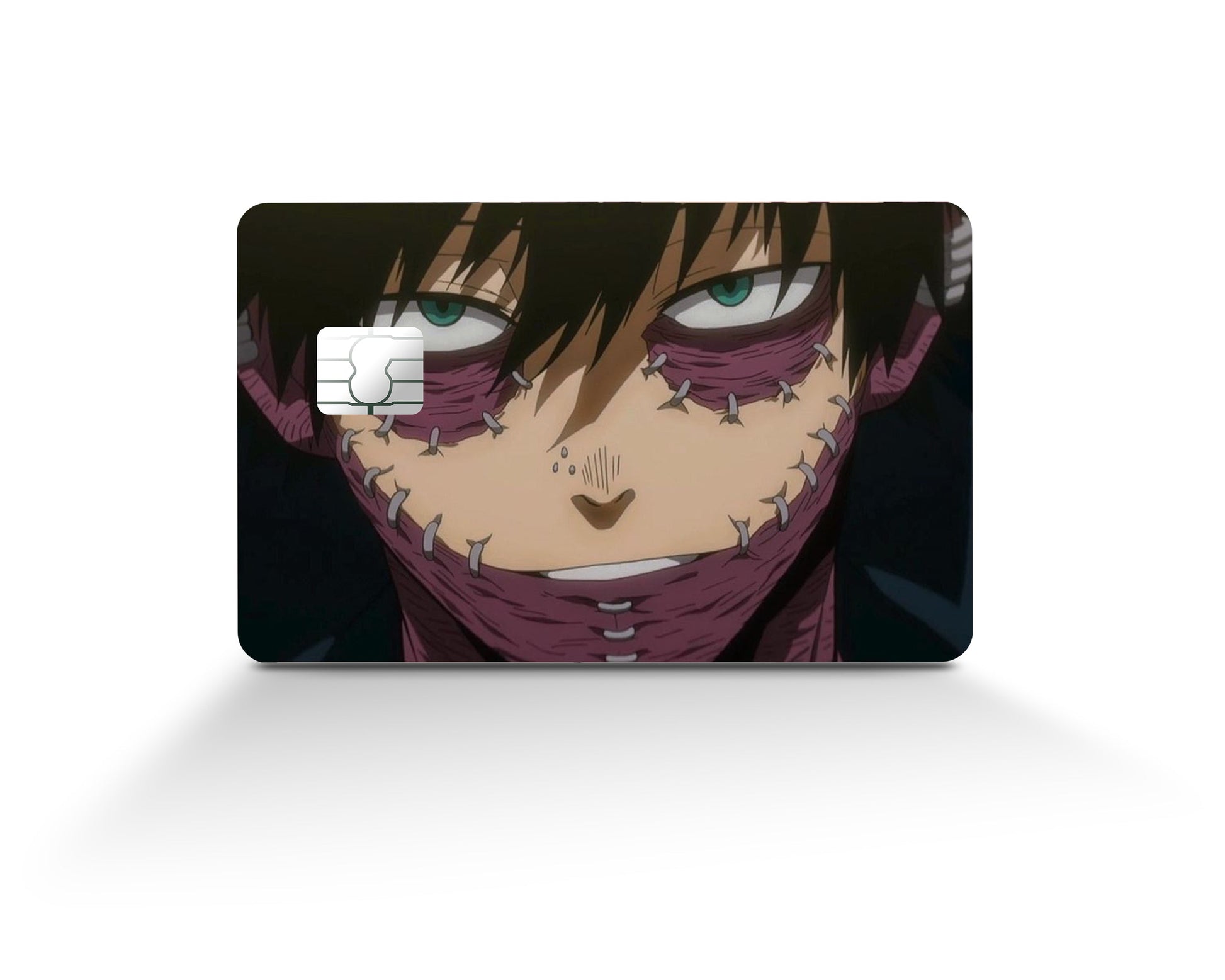Anime Town Creations Credit Card My Hero Acamdeia Dabi Eyes Full Skins - Anime My Hero Academia Credit Card Skin