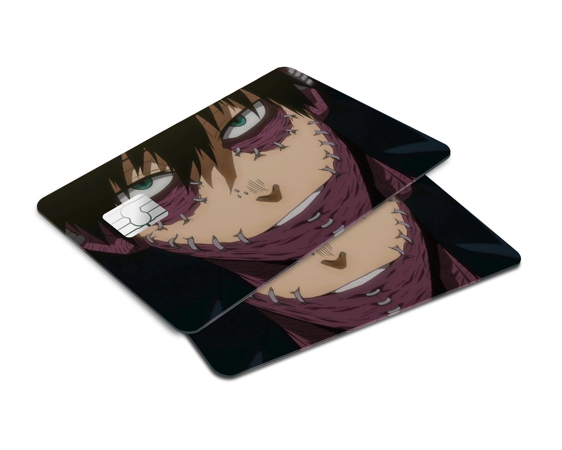 Anime Town Creations Credit Card My Hero Acamdeia Dabi Eyes Window Skins - Anime My Hero Academia Credit Card Skin