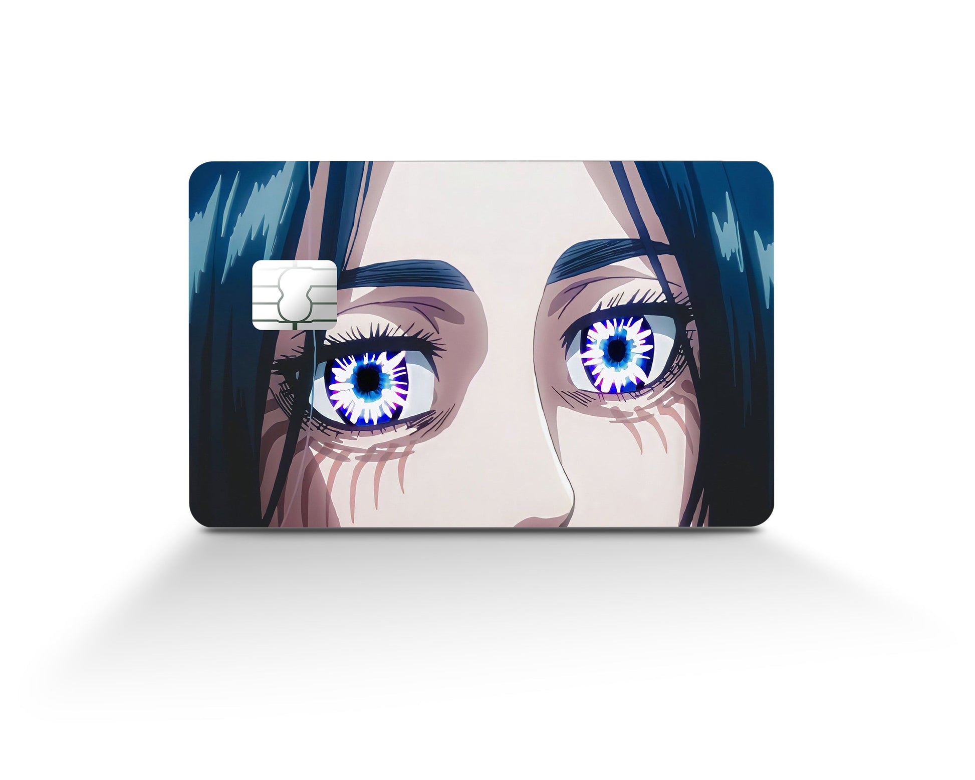 Anime Town Creations Credit Card Attack on Titan Eren Yeager Eyes Full Skins - Anime Attack on Titan Credit Card Skin