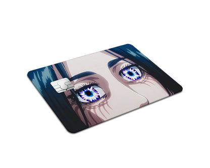 Anime Town Creations Credit Card Attack on Titan Eren Yeager Eyes Full Skins - Anime Attack on Titan Credit Card Skin