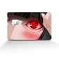 Anime Town Creations Credit Card Yumeko Jabami Eyes Full Skins - Anime Kakegurui Credit Card Skin