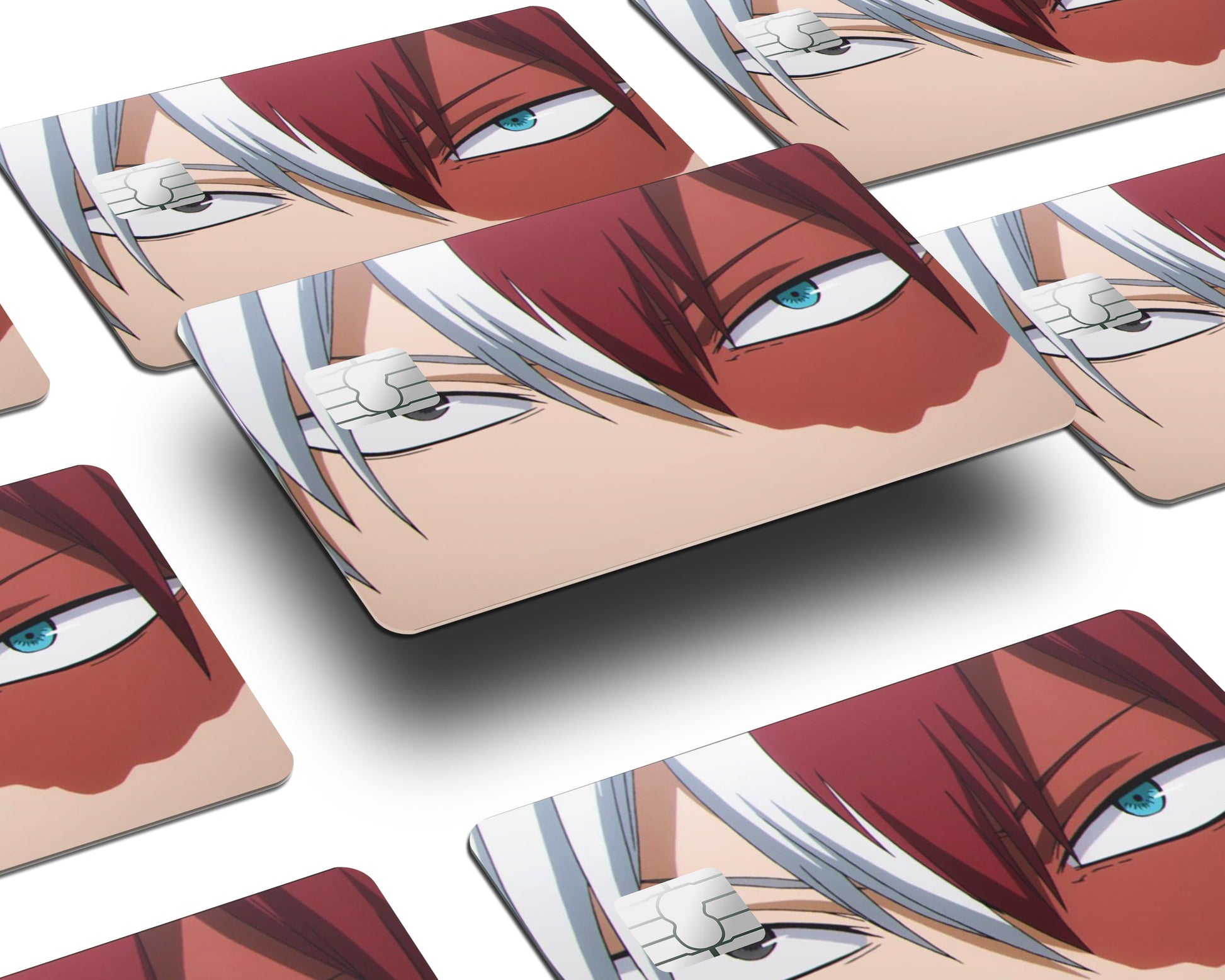 Anime Town Creations Credit Card Shoto Todoraki Eyes Window Skins - Anime My Hero Academia Credit Card Skin