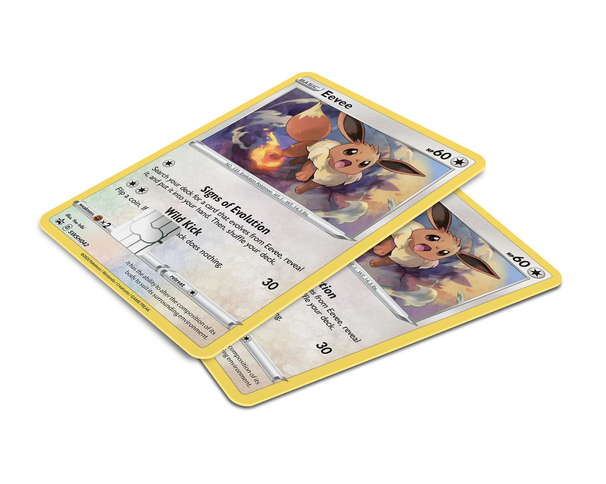 Cute Eevee Pokemon Card Credit Card Skin