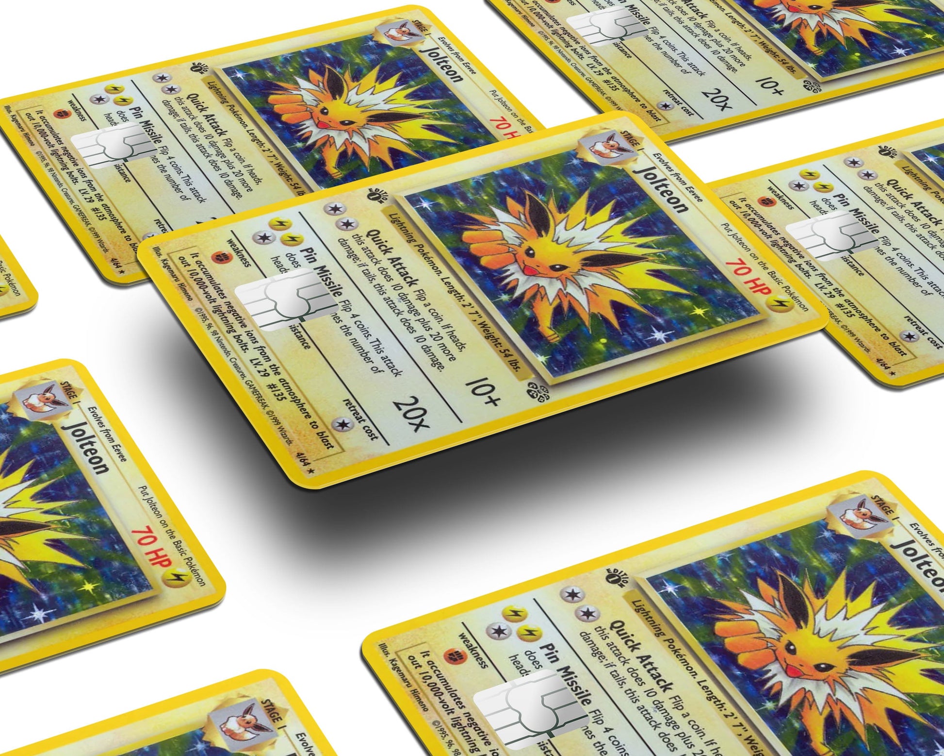 Jolteon Pokemon Card Credit Card Credit Card Skin Anime Town Creations Jolteon Pokemon Card Credit Card Credit Card Skin Anime Town Creations